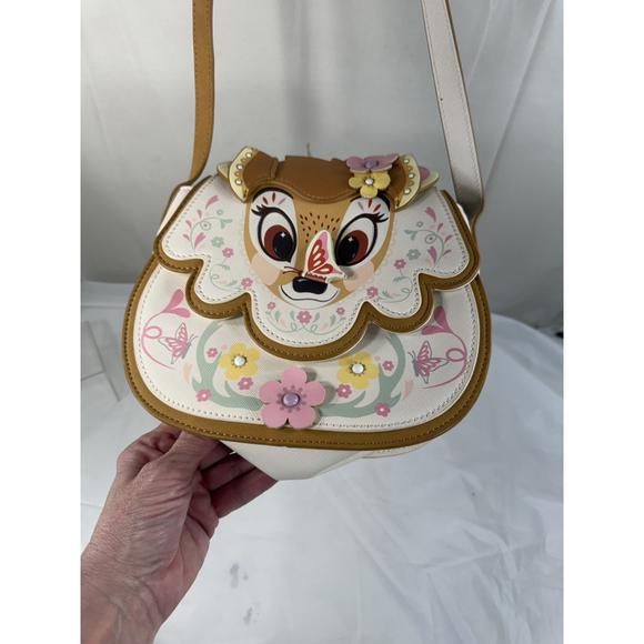 DISNEY'S BAMBI DANIELLE NICOLE CROSSBODY BAG - Picture 2 of 14